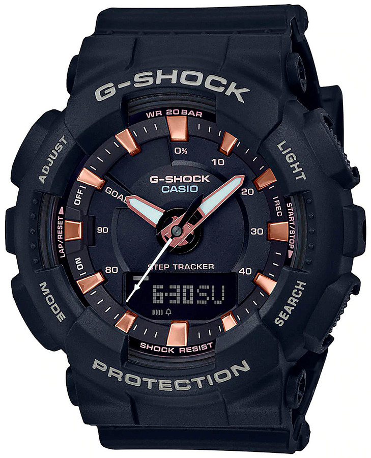 Часы Casio G-Shock GMA-S130PA-1A — женские, черный
