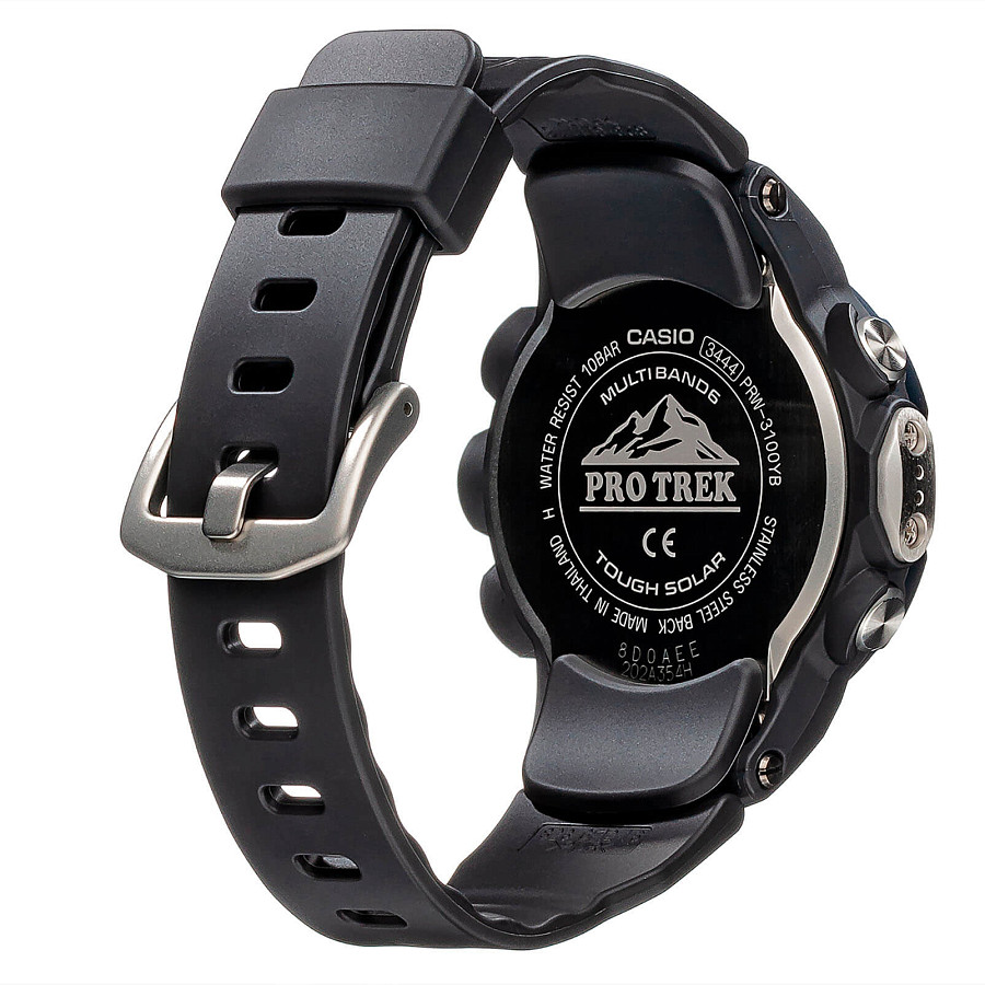 Часы Casio Pro Trek PRW-3100YB-1 — пластик, мужские