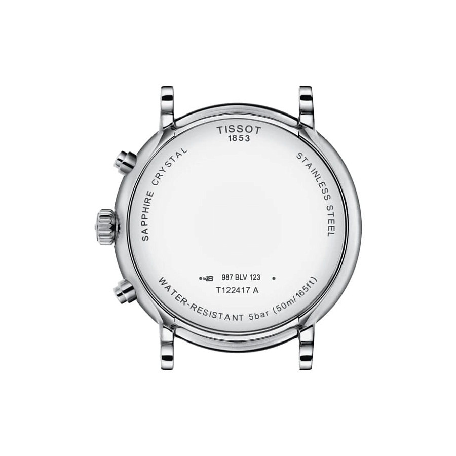 Часы Tissot Carson Premium Chronograph T122.417.16.033.00 — серебристый, сталь металл