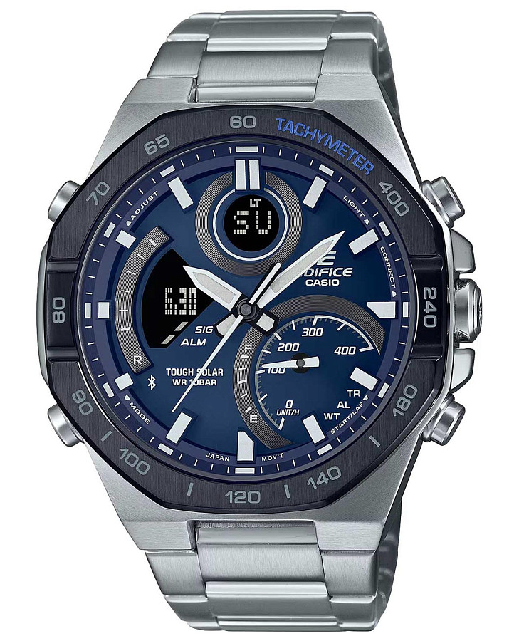 Часы Casio Edifice ECB-950DB-2ADF (ECB-950DB-2A) — мужские, синий