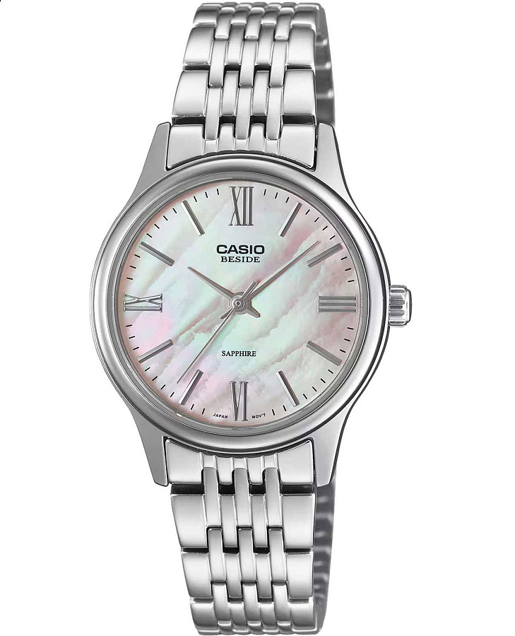 Часы Casio Collection Beside BLS-100DS-4A — женские, перламутровый