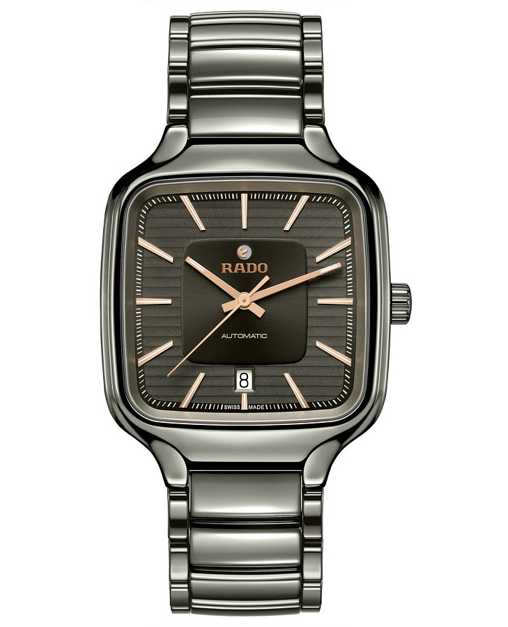 Часы Rado True Square Automatic R27077102 — мужские, серый