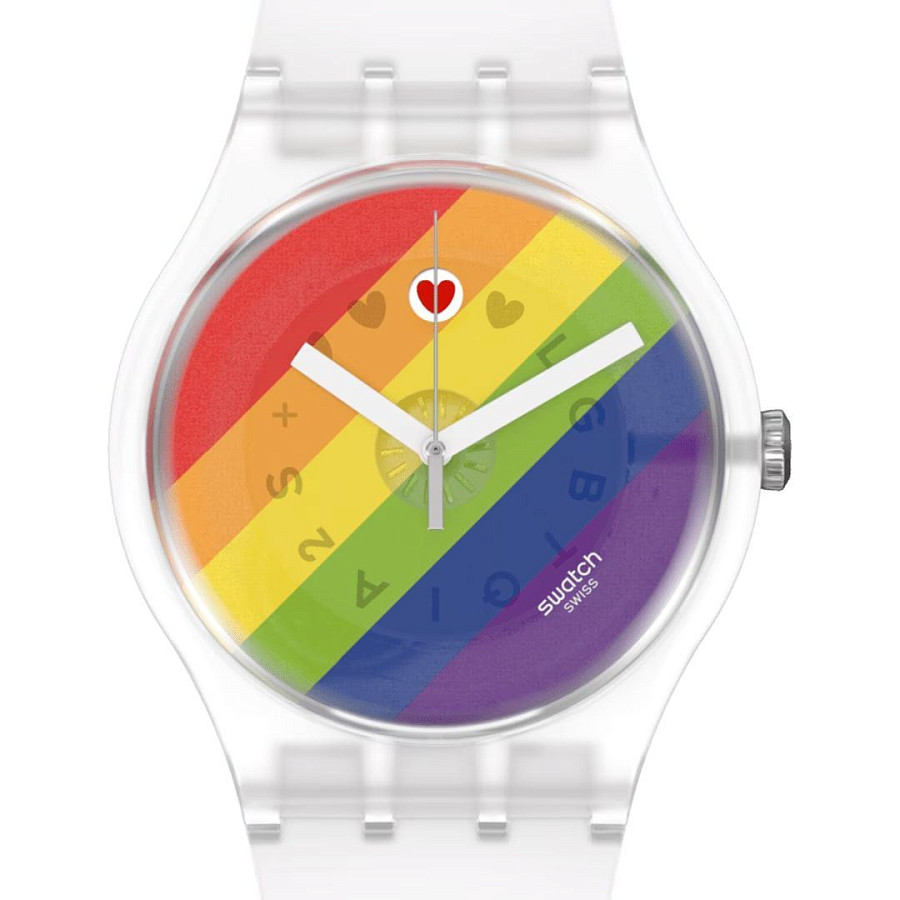 Часы Swatch New Gent Biosourced SO29K701 — пластик, Швейцария
