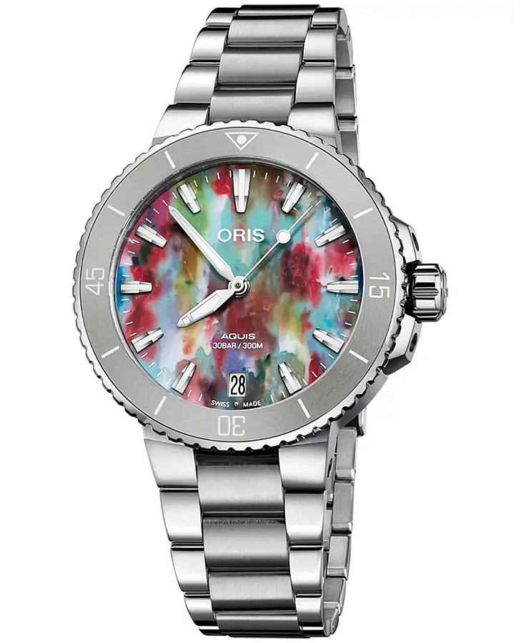 Часы Oris Aquis Date 01 733 7770 4150-Set — женские