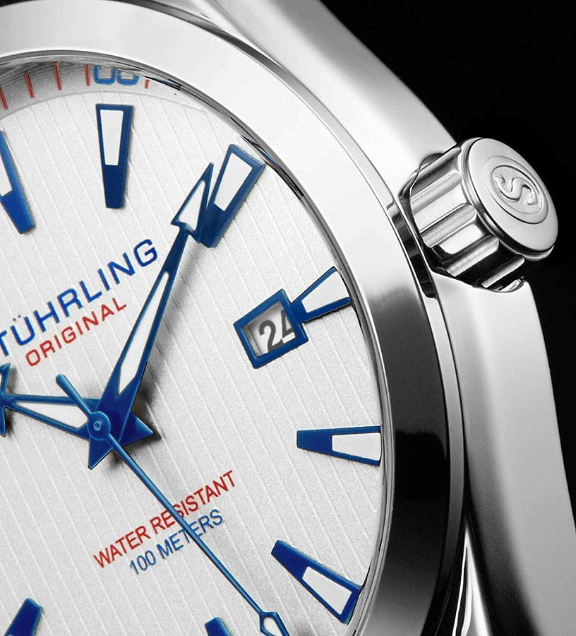 Часы Stuhrling Symphony 3953.3 — нержавеющая сталь, мужские