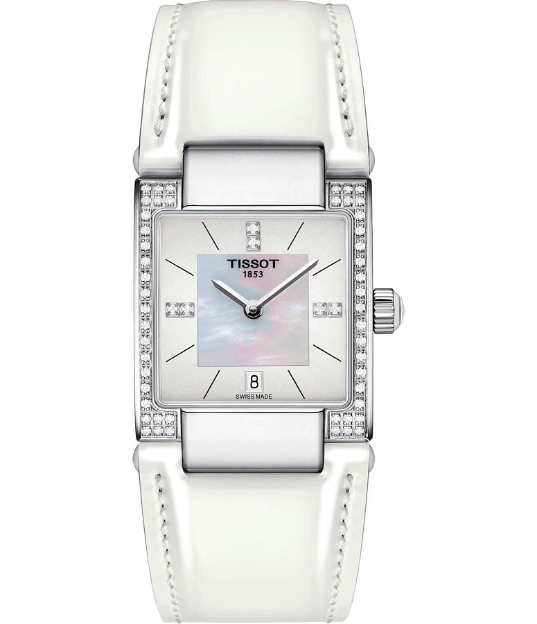 Часы Tissot T02 T090.310.66.116.00 — женские, перламутровый