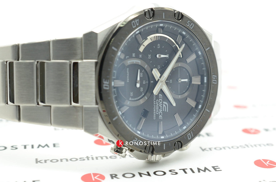 Часы Casio Edifice EFS-S560DB-1A — кварцевые, металл сталь