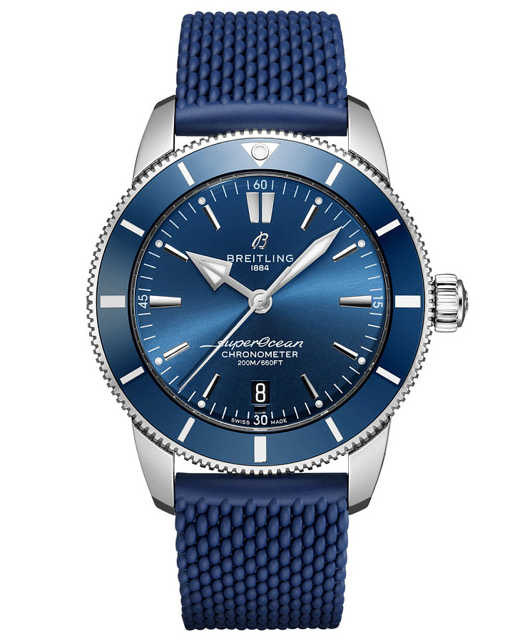 Часы Breitling Superocean Heritage B20 Automatic 44 AB2030161C1S1 — мужские, синий