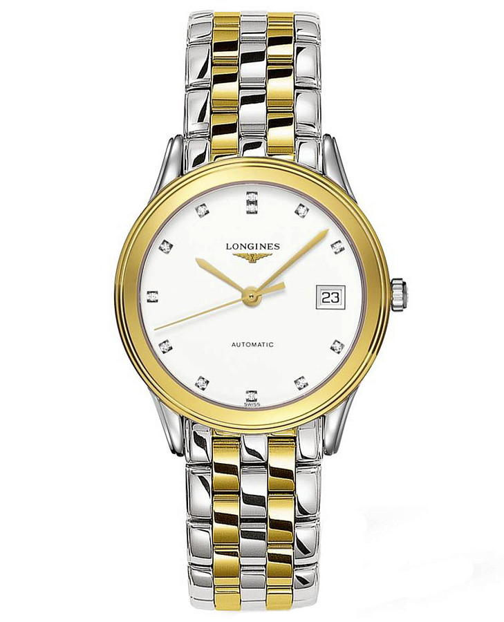 Часы Longines Flagship L4.774.3.27.7 — женские, белый