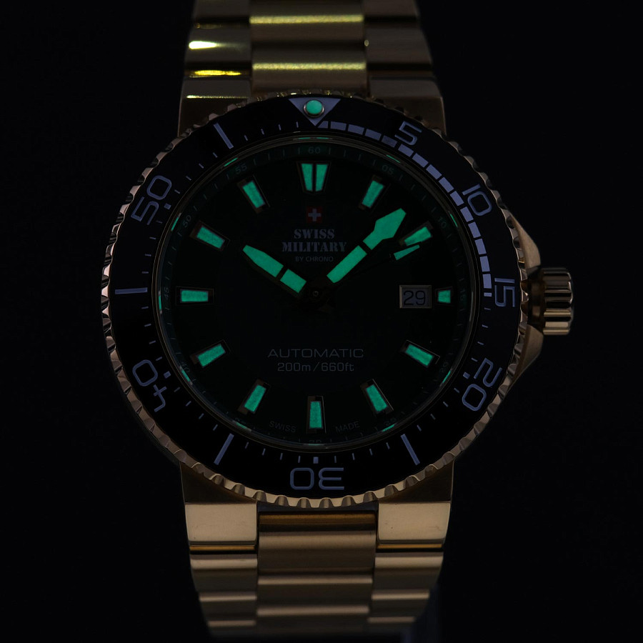 Часы Swiss Military by Chrono Automatic Dive SMA34086.07 — Швейцария, механические