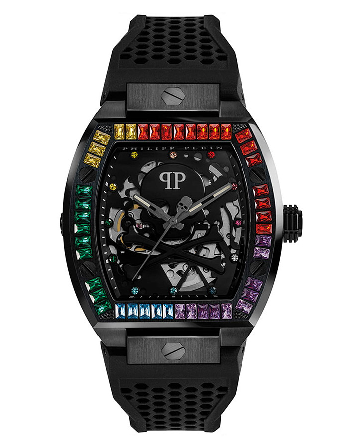 Часы Philipp Plein The Skeleton PWBAA0621 — мужские, черный