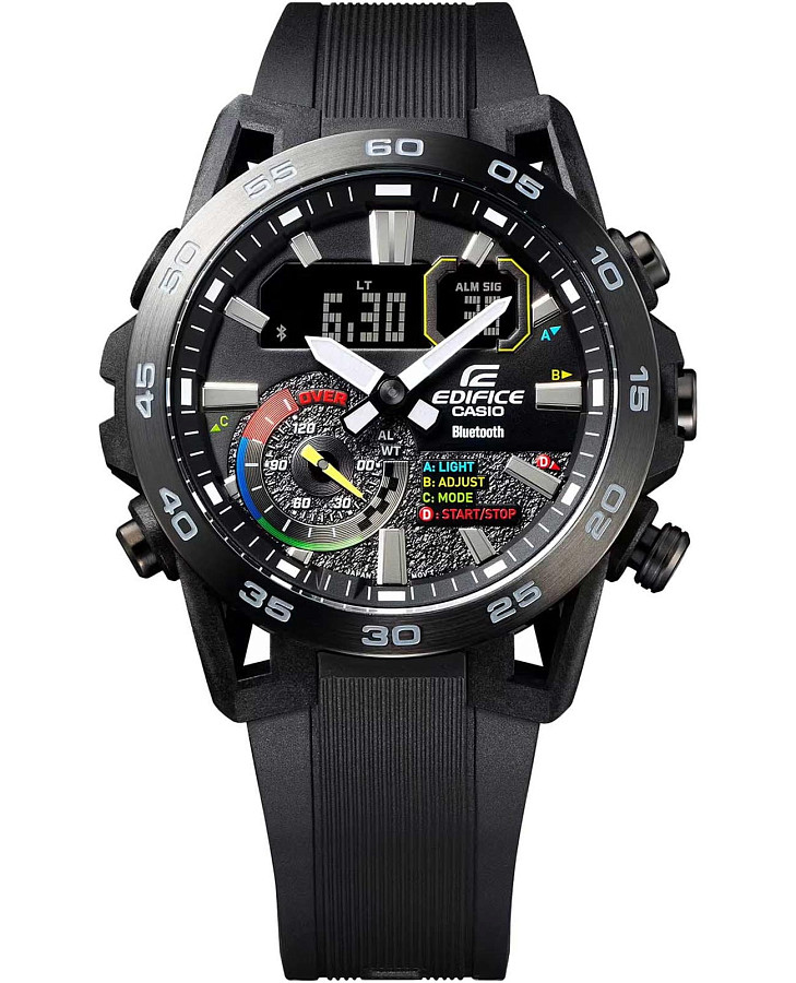 Часы Casio Edifice ECB-40MP-1ADF (ECB-40MP-1A) — сталь металл, Япония