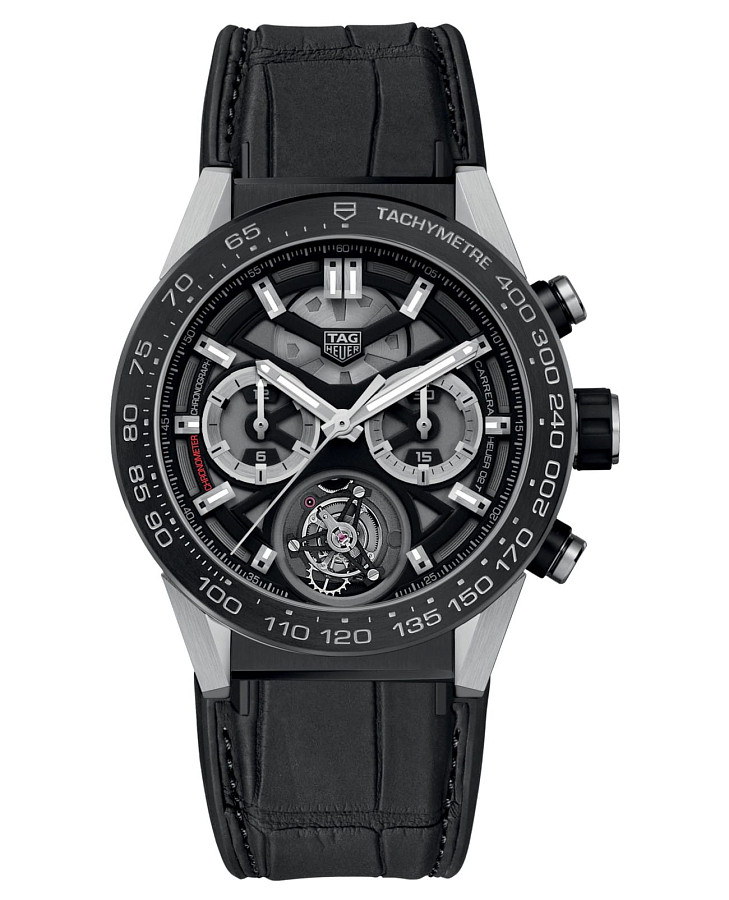 Часы TAG Heuer Carrera CAR5A8Y.FC6377 — мужские, черный