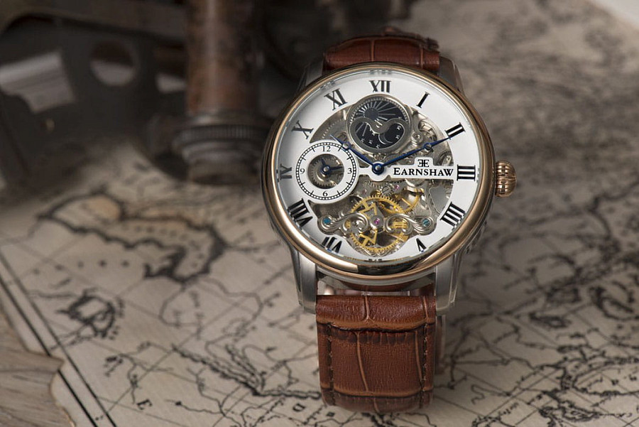 Часы Earnshaw Longitude ES-8006-02 — Англия, механические