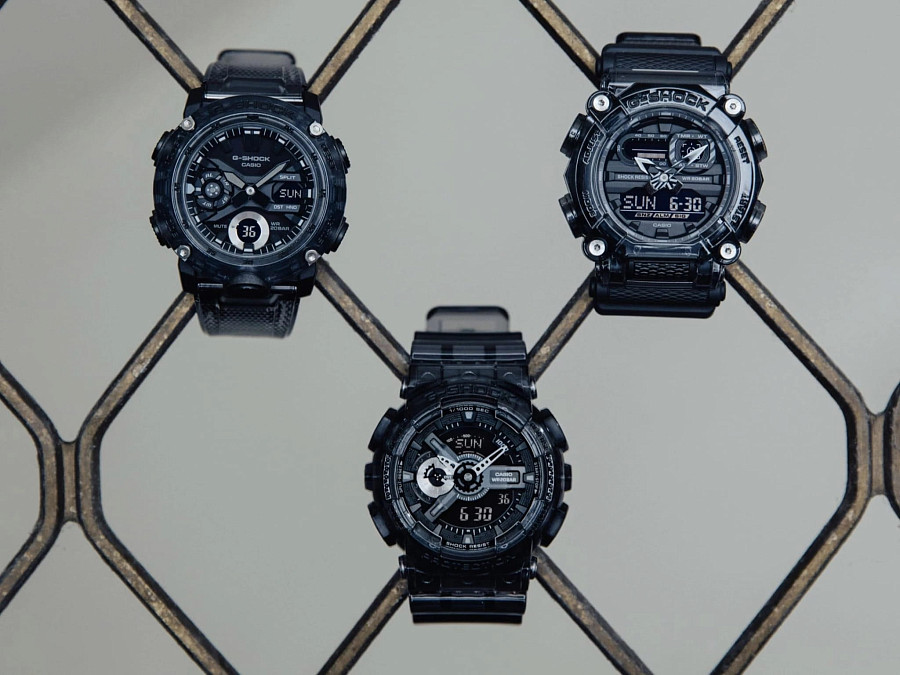 Часы Casio G-Shock GA-2000SKE-8A — электронные, Япония, мужские