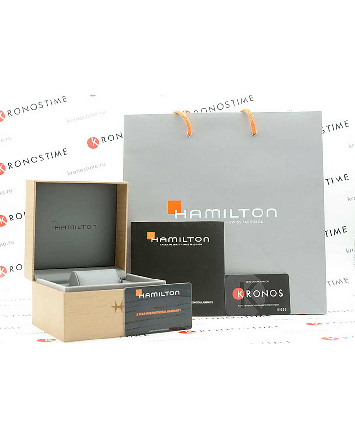 Часы Hamilton American Classic Intra-Matic Auto Chrono H38416541 — коричневый, сталь