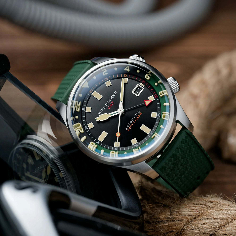 Часы Spinnaker Bradner Gmt Automatic SP-5121-44 — нержавеющая сталь, мужские