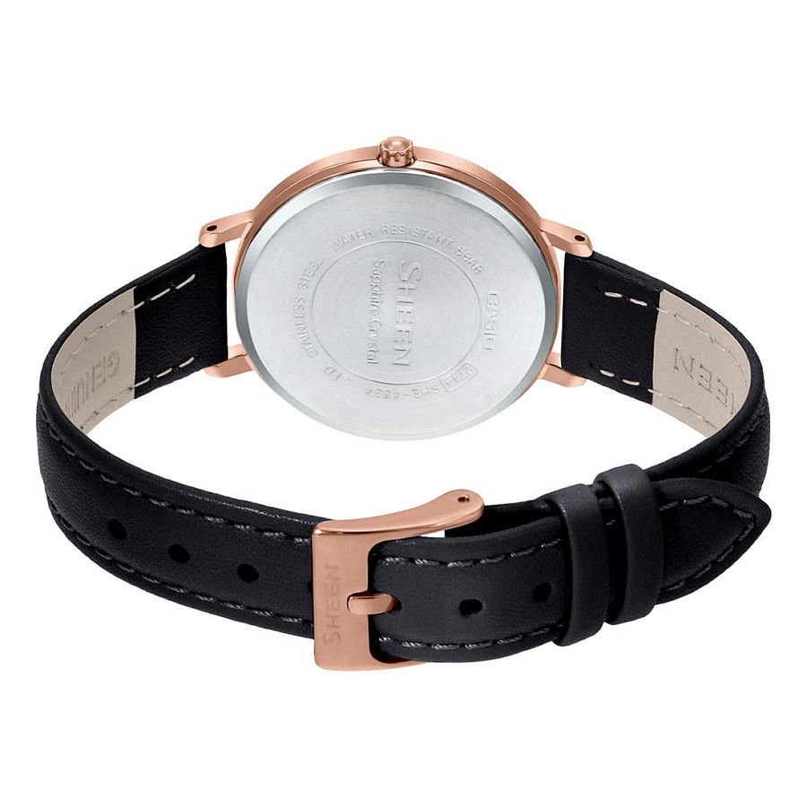 Часы Casio Sheen SHE-4534PGL-1A — металл сталь, Япония