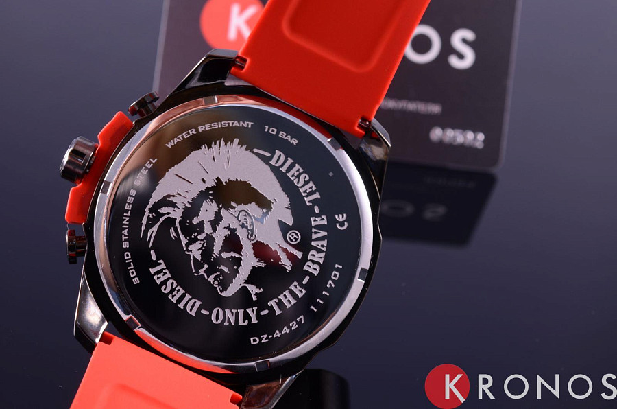 Часы Diesel Mega Chief DZ4427 — мужские, силикон