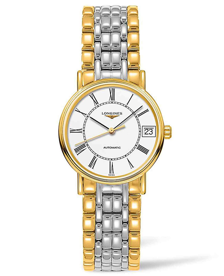 Часы Longines Presence L4.322.2.11.7 — женские, белый