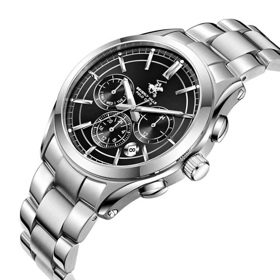 Часы Beverly Hills Polo Club BP3812X.350 — кварцевые, сталь металл