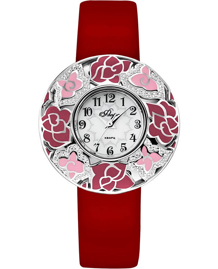 Часы УЧЗ Flora 1143S18-B6L2 Розалия-1 — женские, перламутровый