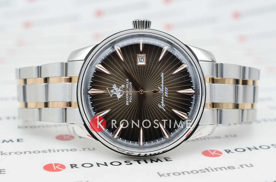 Часы Beverly Hills Polo Club BP3880X.550 — механические, сталь металл