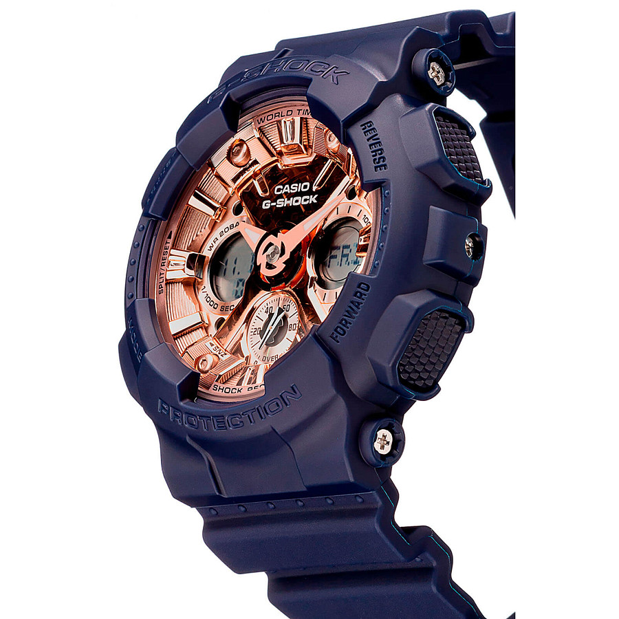 Часы Casio G-Shock GMA-S120MF-2A2 — золотистый, пластик