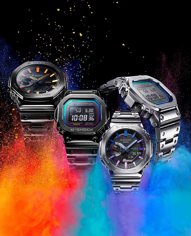 Часы Casio G-Shock GMW-B5000PC-1 — электронные, Япония, мужские