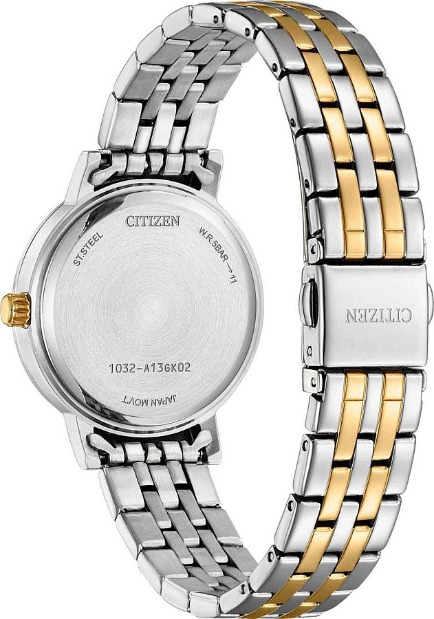 Часы Citizen Elegance EL3106-59L — синий, сталь металл