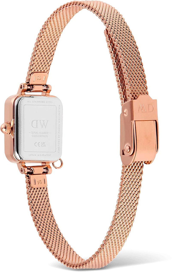 Часы Daniel Wellington Quadro Mini Crystal Zodiac Melrose DW00100751 — сталь металл, Швеция