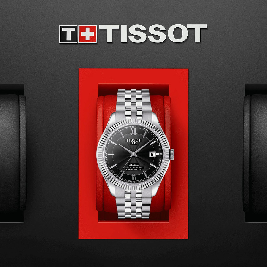 Часы Tissot Ballade Powermatic 80 Silicium T108.408.11.058.00 — Швейцария, механические