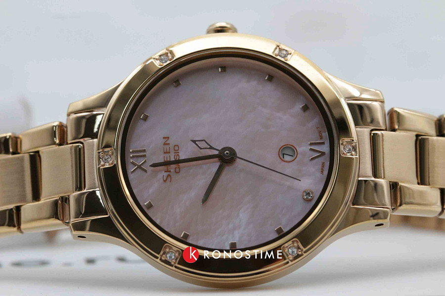 Часы Casio Sheen SHE-4546PG-4A — металл сталь, Япония
