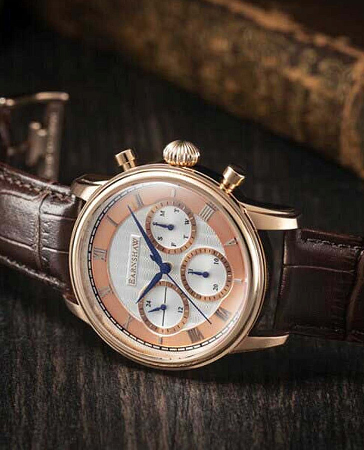 Часы Earnshaw ES-8105-04 — кварцевые, сталь