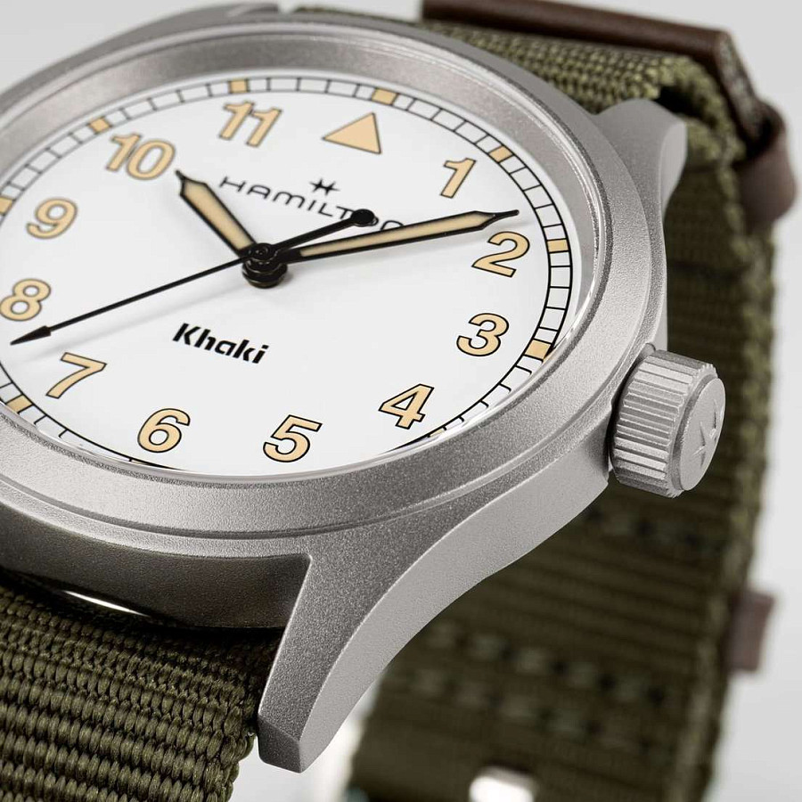 Часы Hamilton Khaki Field Quartz 38mm H69401910 — Швейцария, кварцевые