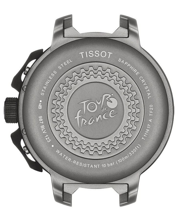 Часы Tissot T-Race Cycling Tour De France 2020 T111.417.37.201.00 — сталь металл, Швейцария