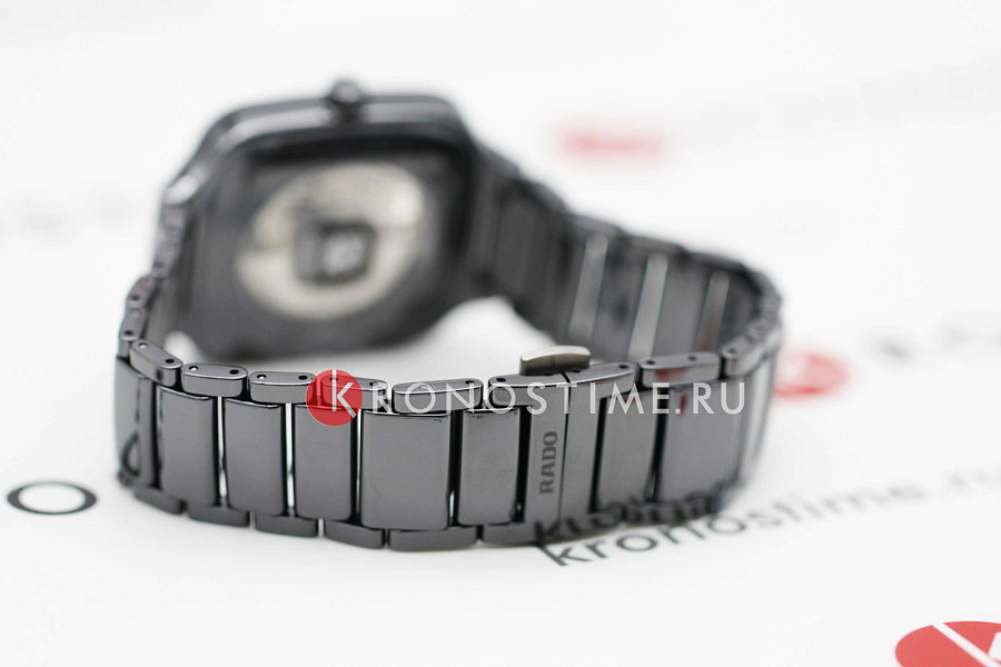 Часы Rado True Square Automatic Open Heart R27086162 — мужские, черный
