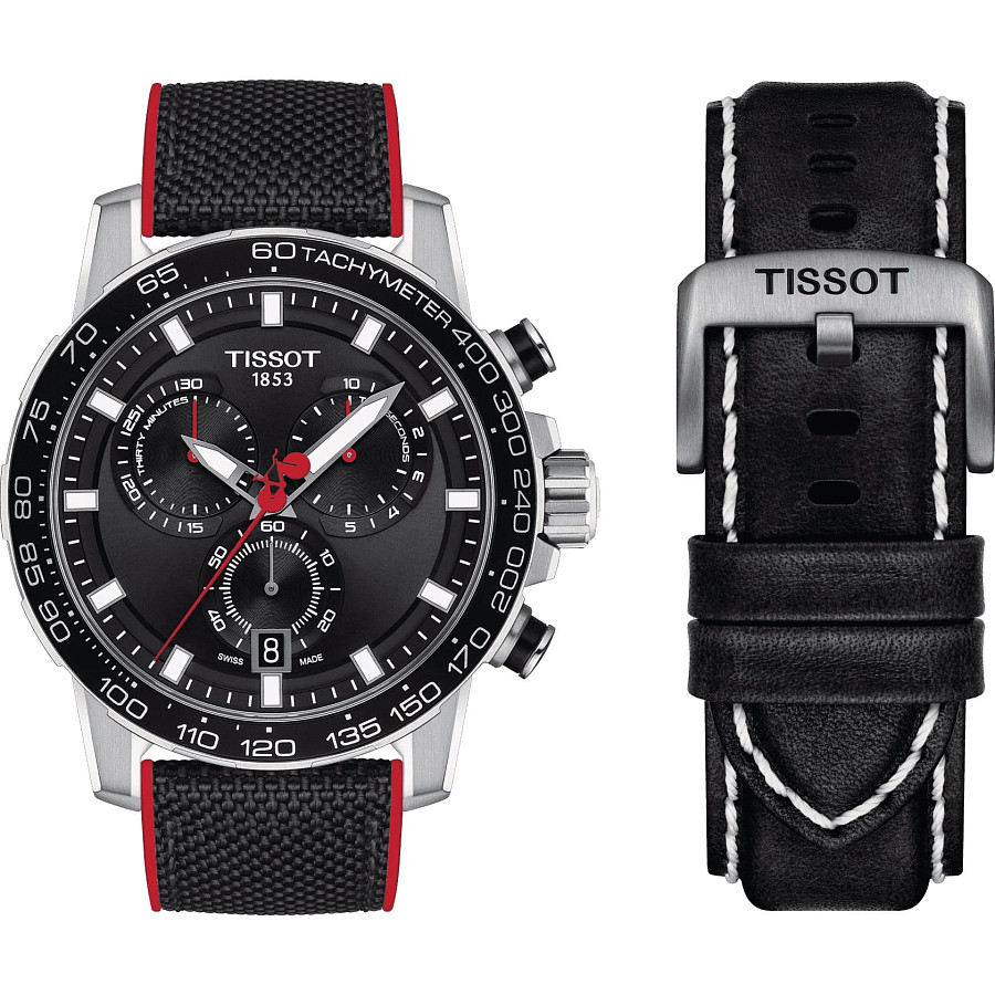 Часы Tissot SuperSport Chrono Vuelta Special Edition T125.617.17.051.01 — мужские, кожаный