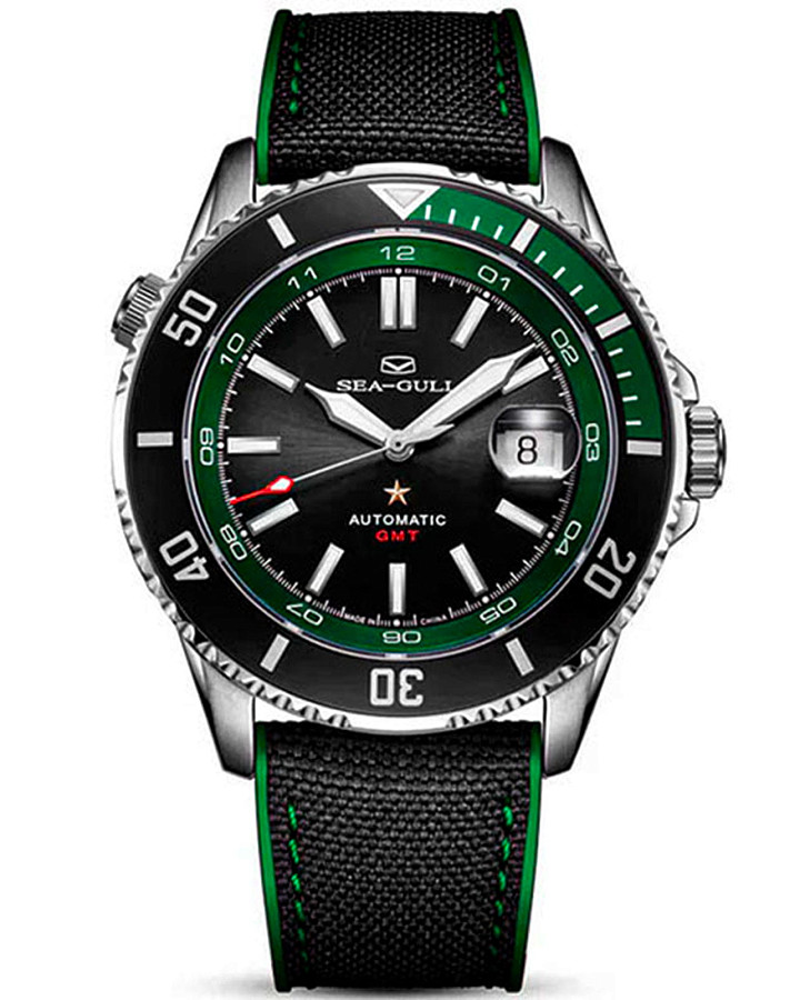 Часы Seagull Ocean Star 814.22.6154 — мужские, черный