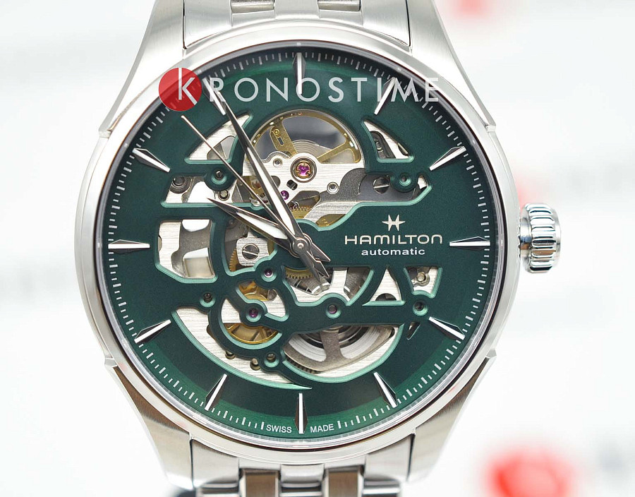 Часы Hamilton Jazzmaster Skeleton 40mm H42535160 — сталь металл, Швейцария
