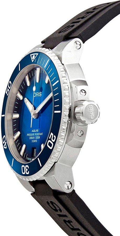 Часы Oris Aquis 01 400 7763 4135-07 4 24 74EB — механические, сталь металл