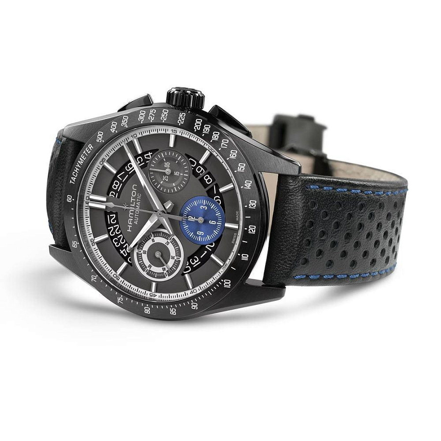 Часы Hamilton Jazzmaster Performer Autochrono 42mm H36646780 — сталь металл, Швейцария