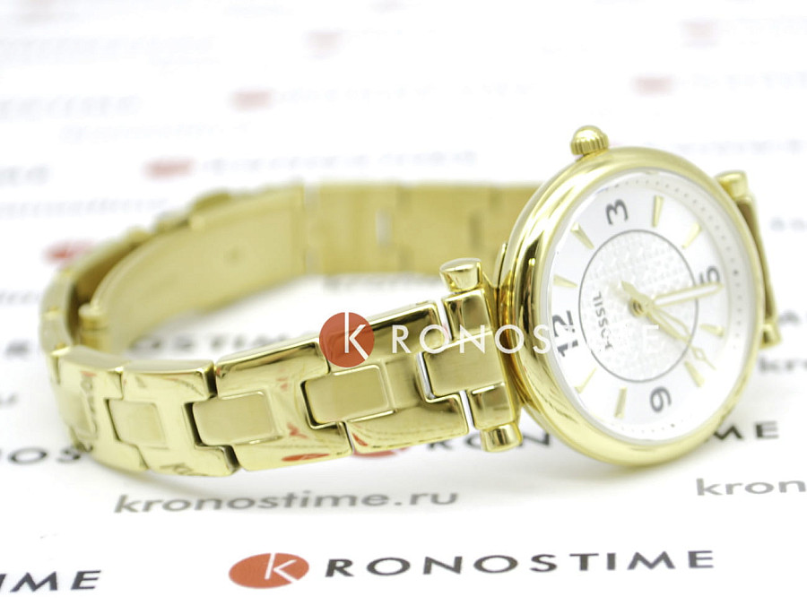 Часы Fossil Carlie ES5203 — белый, сталь металл