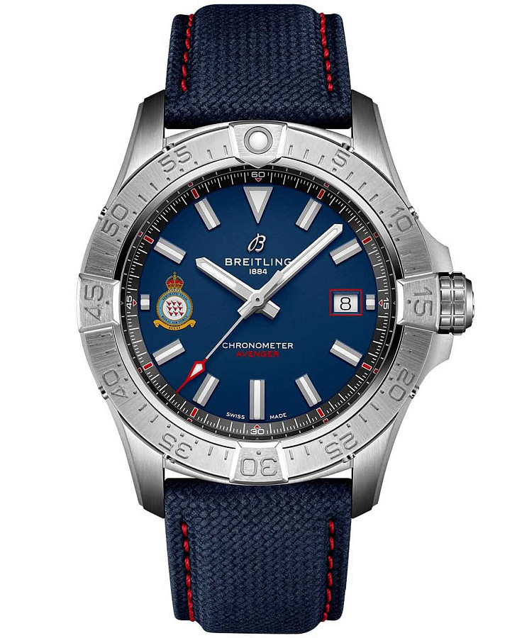 Часы Breitling Avenger Automatic 42 mm A173281A1C1X1 — мужские, синий