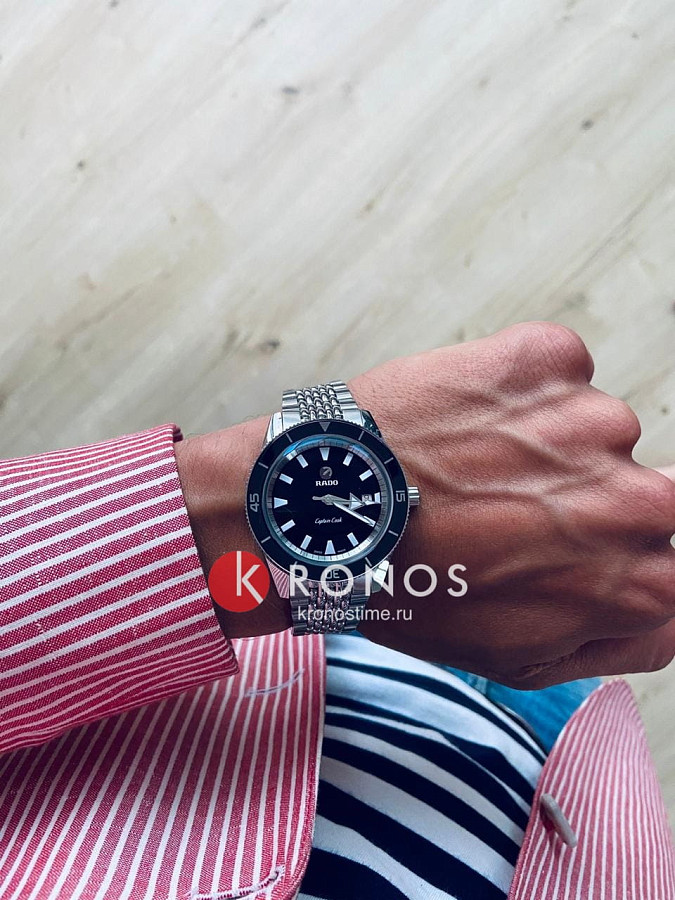 Часы Rado Captain Cook Automatic R32505153 — нержавеющая сталь, черный