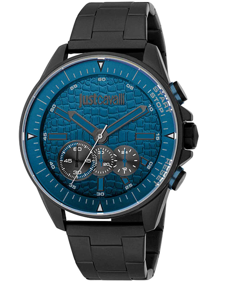 Часы Just Cavalli Leone JC1G348M0075 — мужские, синий