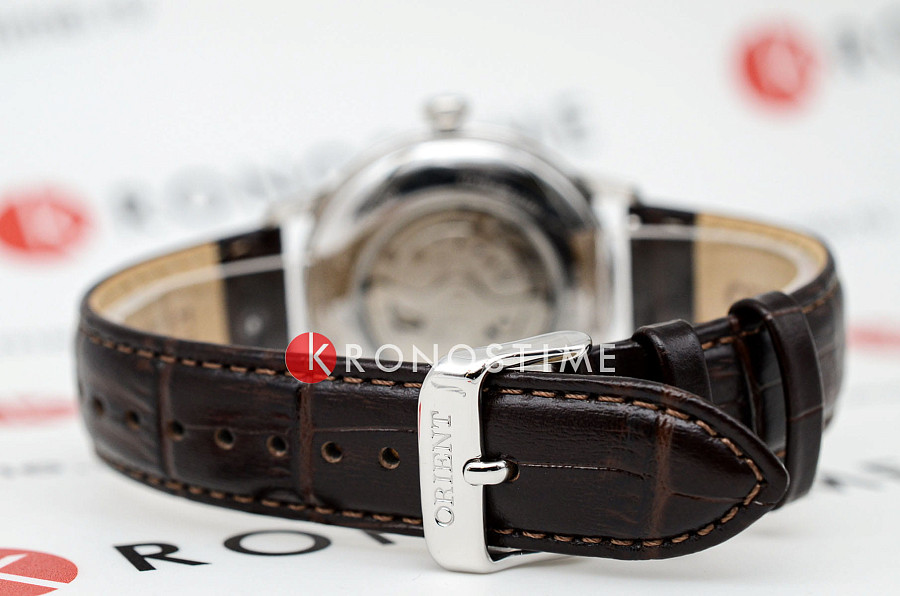 Часы Orient Sun & Moon RA-AK0807R (RN-AK0807R) — кожаный, мужские