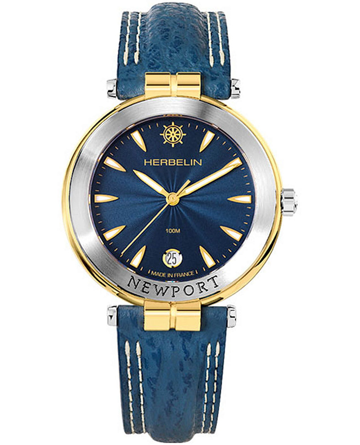 Часы Herbelin Newport 12255T35 — мужские, синий