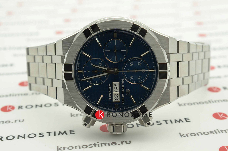 Часы Maurice Lacroix Aikon Automatic Chronograph AI6038-SS002-430-1 — артикул AI6038-SS002-430-1