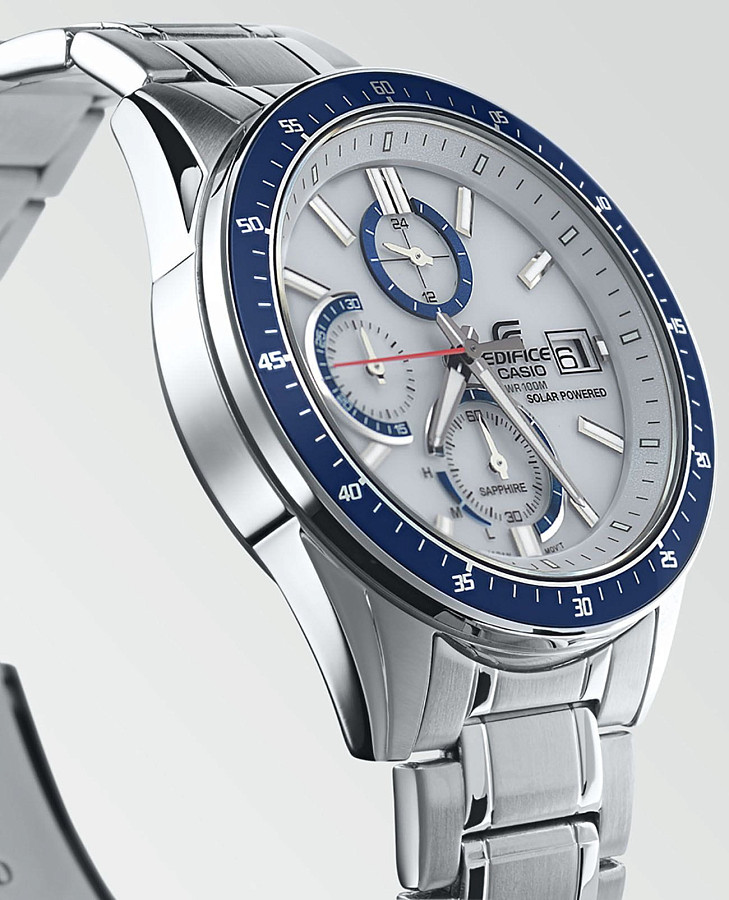 Часы Casio Edifice EFS-S510D-7B — кварцевые, металл сталь